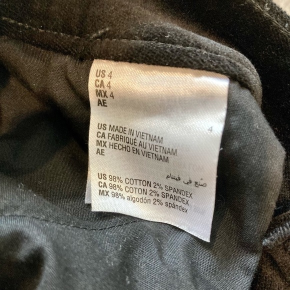 Charter club black corduroy velvet stretch pencil skirt | high rise - Picture 4 of 4